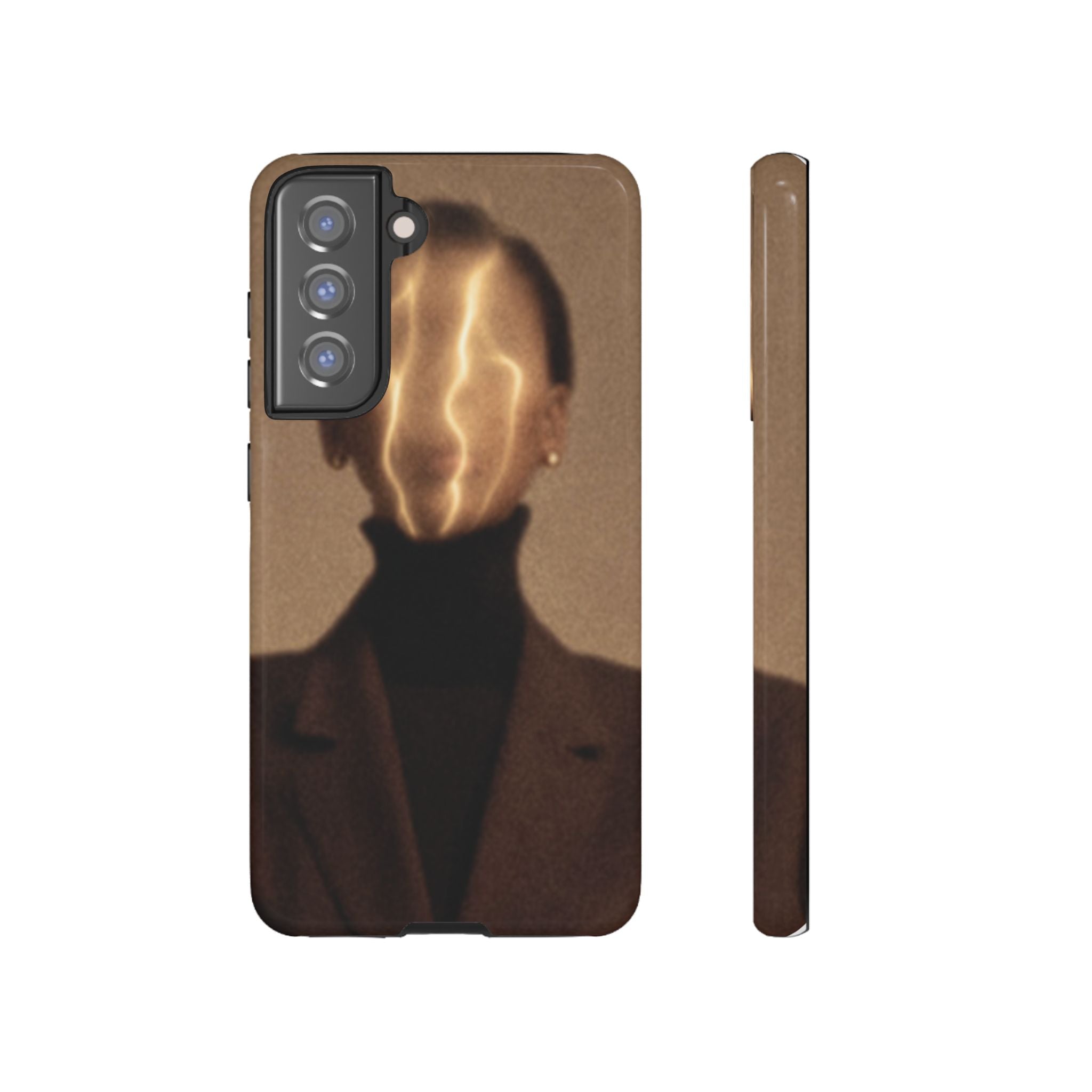 Stylish Phone Case with Artistic Design, Fashion Tech Accessory, Tough Cases