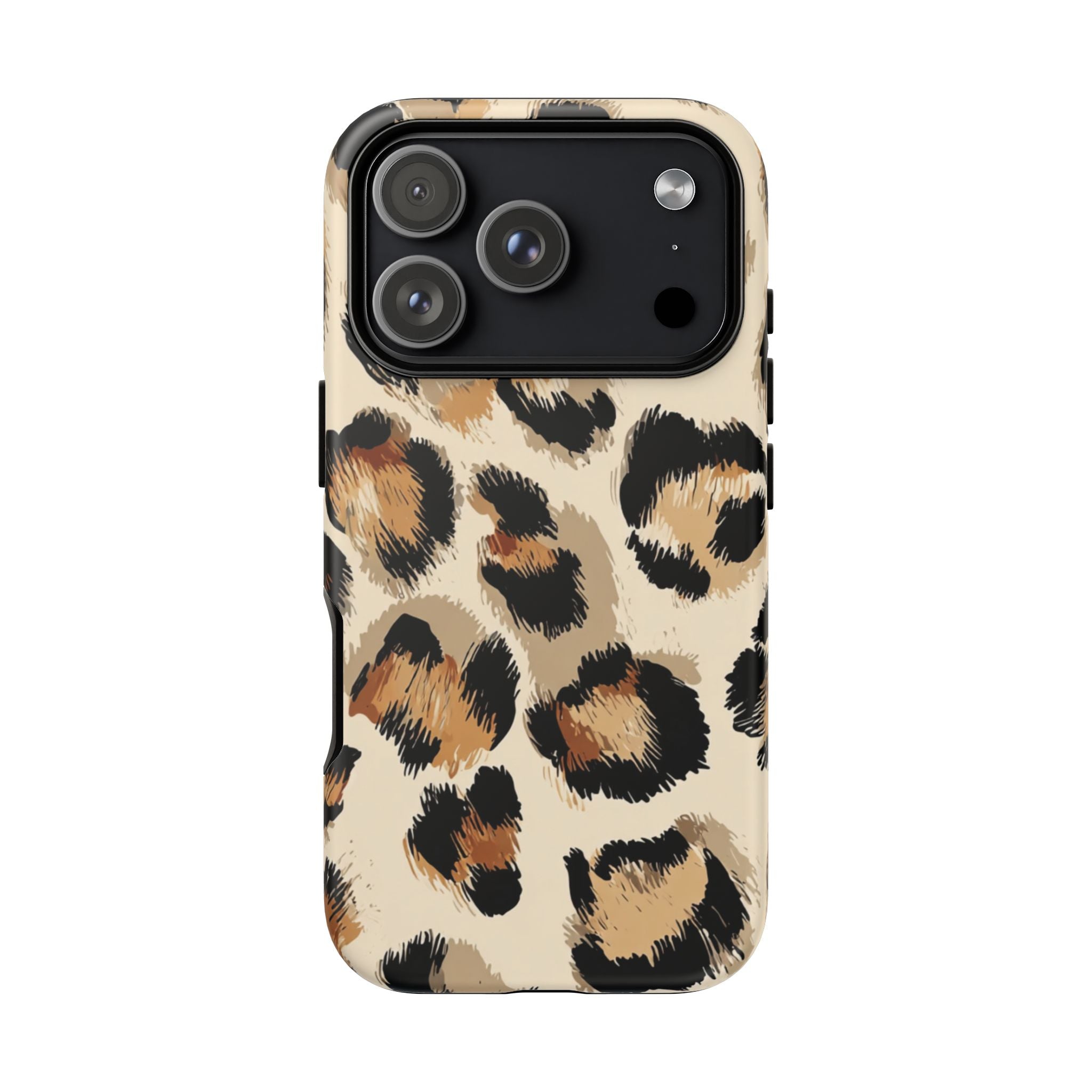Stylish Leopard Print Phone Case, Animal Print, Tough Case, Gift for Her