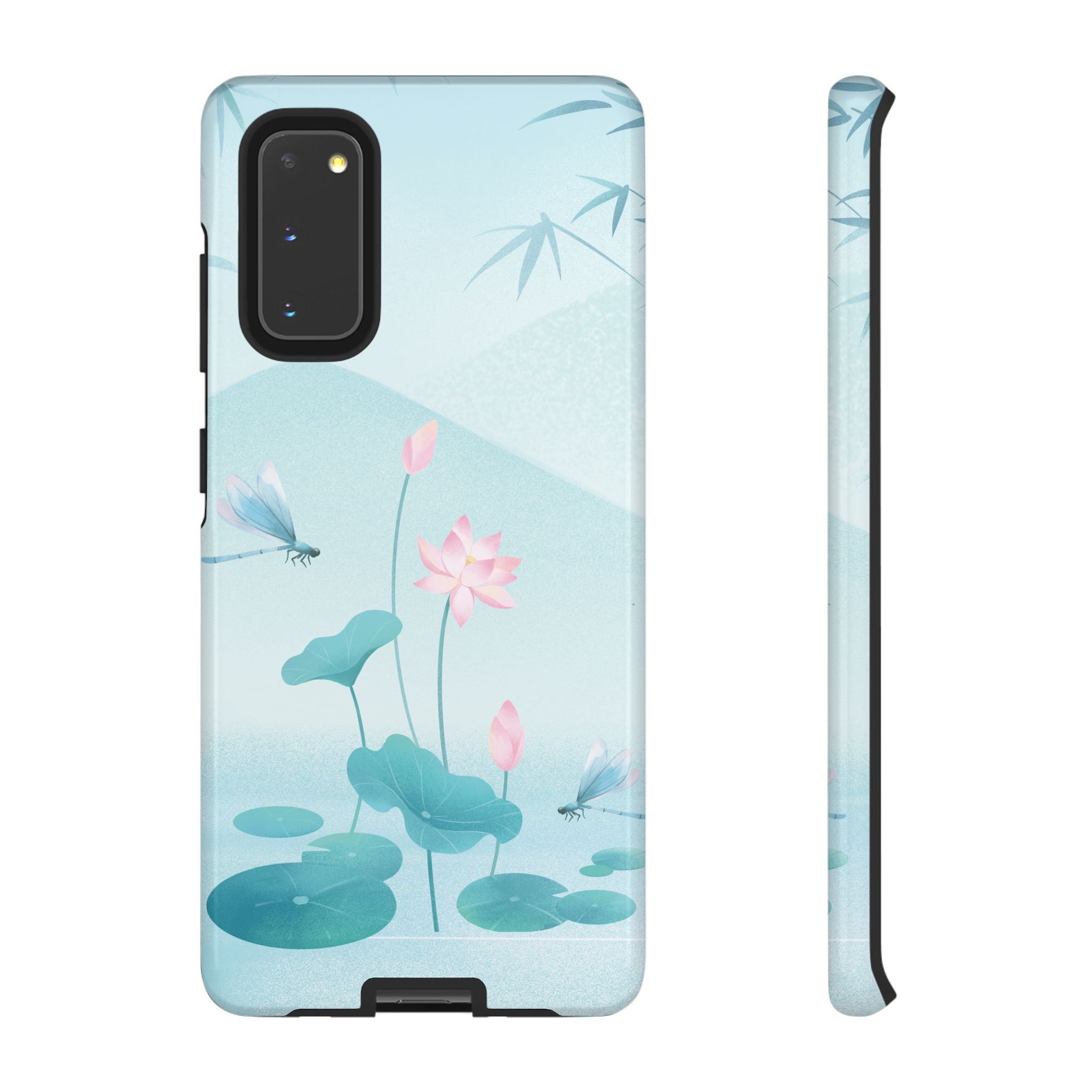 Lotus Pond Phone Case — Serene Floral iPhone Protective Cover