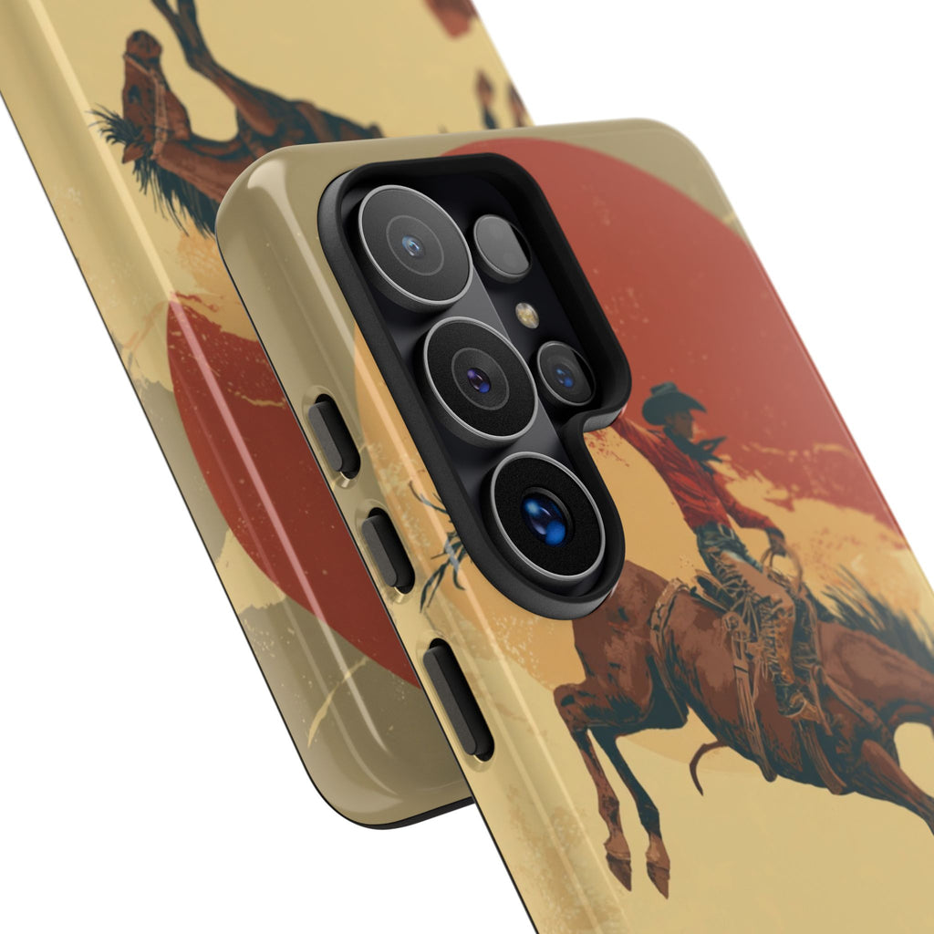 Cowboy Phone Case - Wild West Style, Tough Protection for Outdoor Lovers