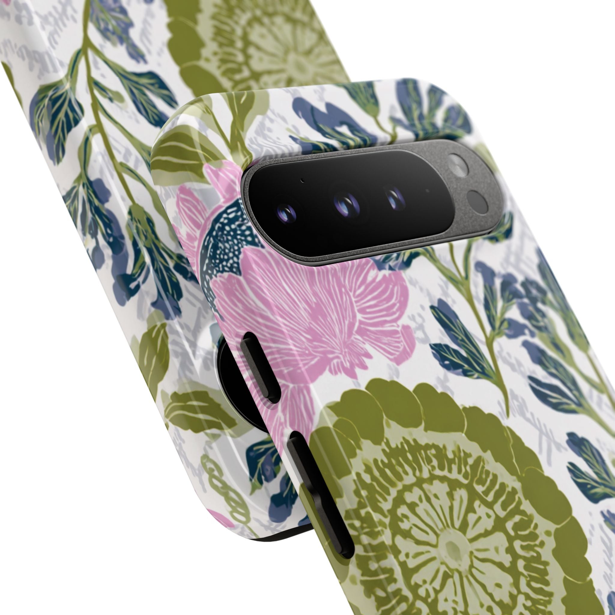 Floral Phone Case, Tough Cases with Elegant Design, Stylish Phone Accessories