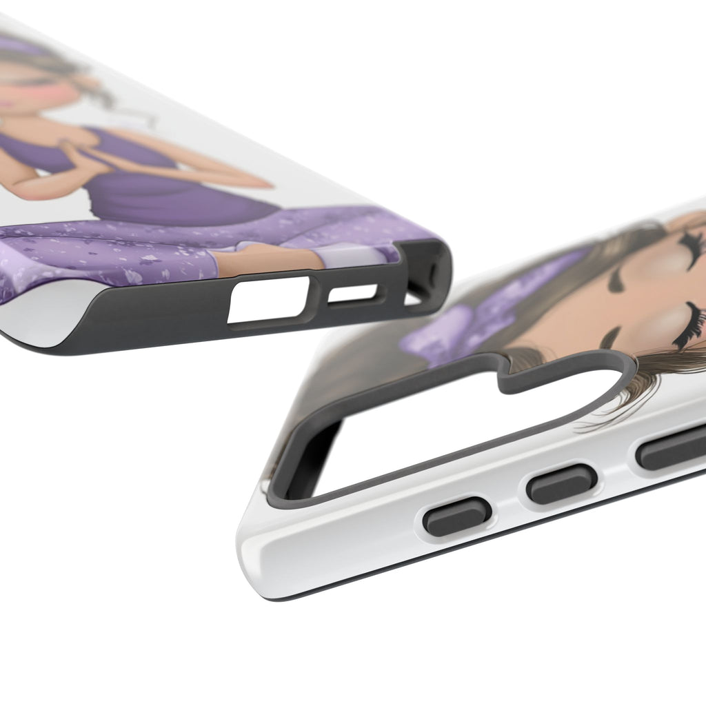 Yoga Phone Case for Mindfulness Gift for Yogis, Meditation Accessory, Zen Vibe