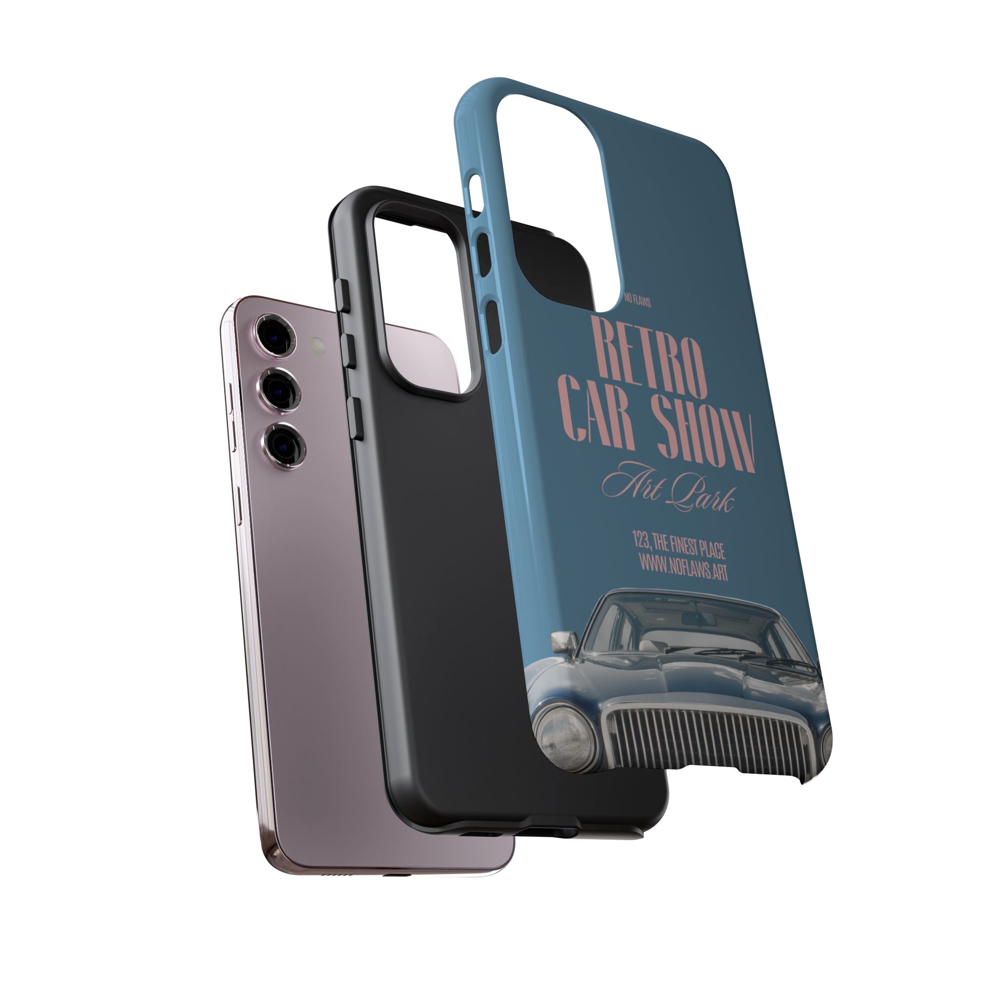 Retro Car Show Phone Case — Vintage Classic Auto Design