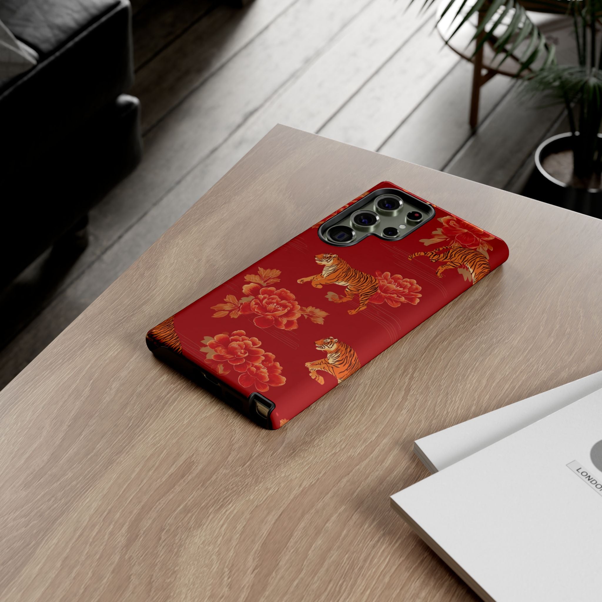Bold Tiger Phone Case, Wild Animal Lover Gift, Stylish Phone Cover