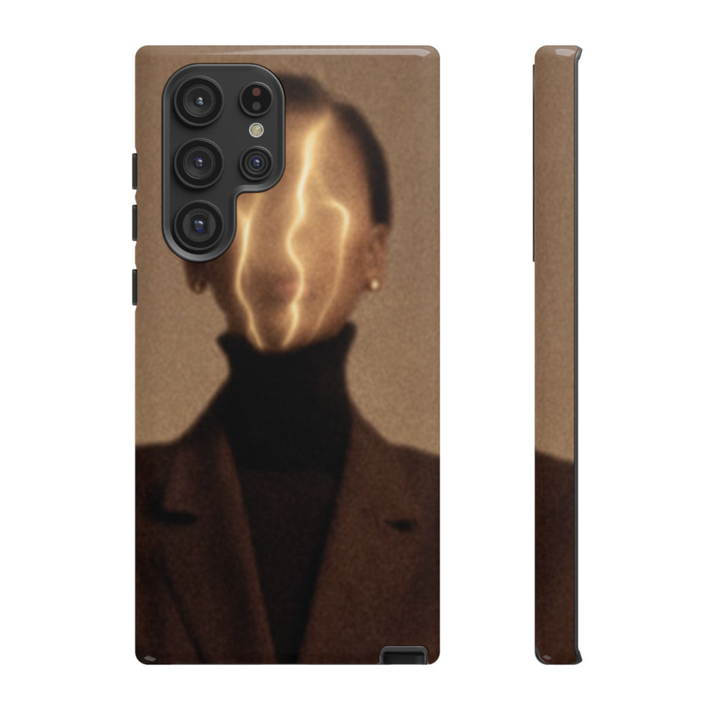 Stylish Phone Case with Artistic Design, Fashion Tech Accessory, Tough Cases