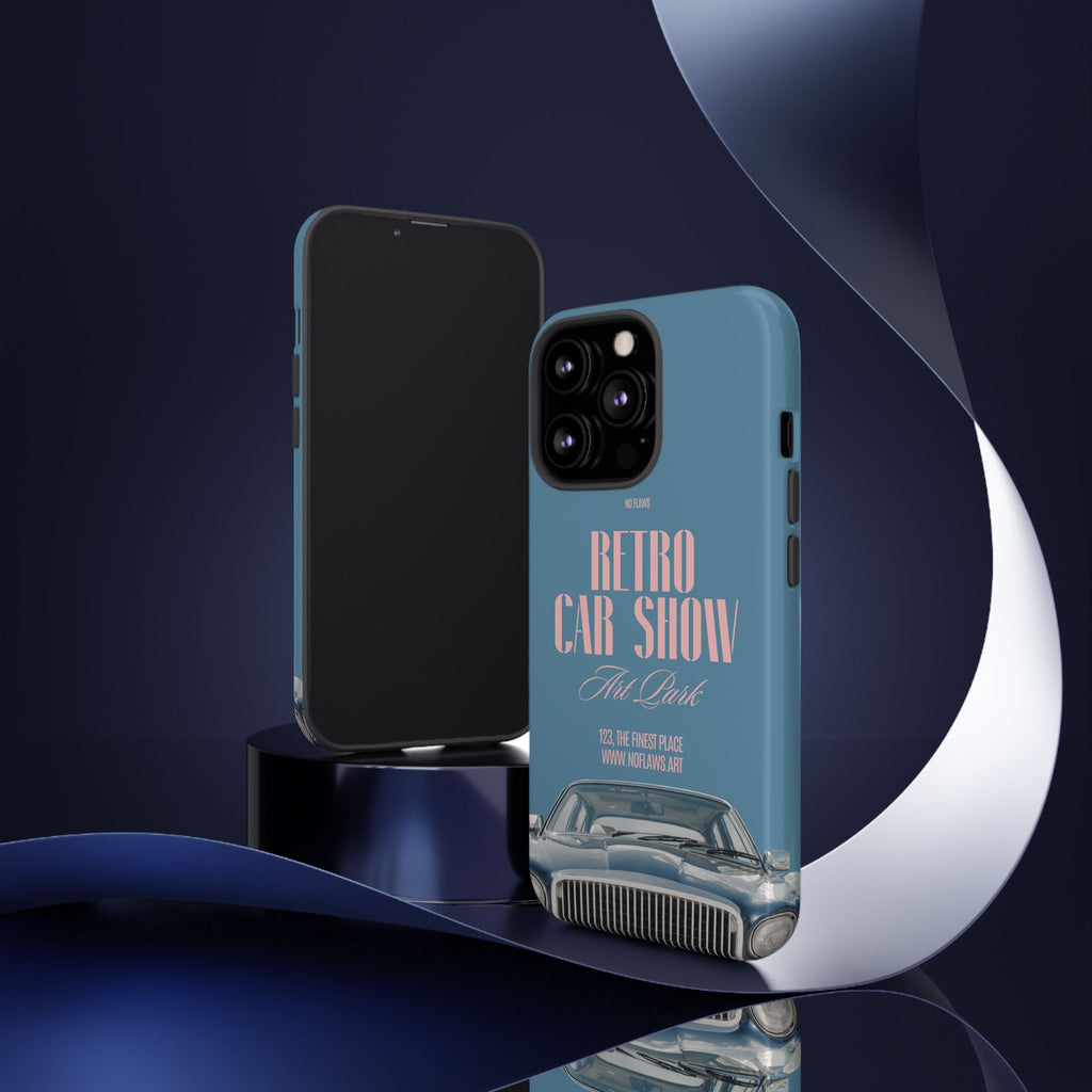 Retro Car Show Phone Case — Vintage Classic Auto Design