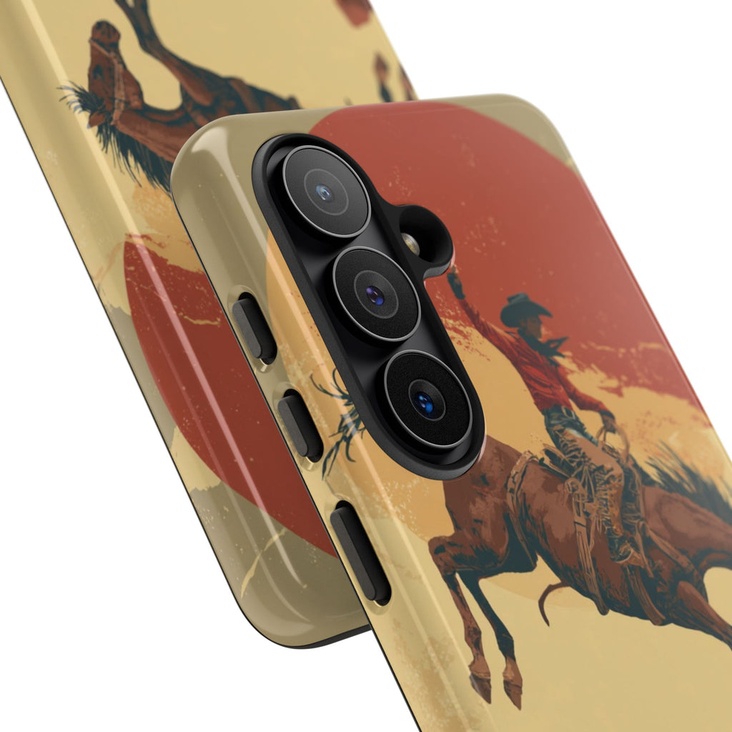 Cowboy Phone Case - Wild West Style, Tough Protection for Outdoor Lovers