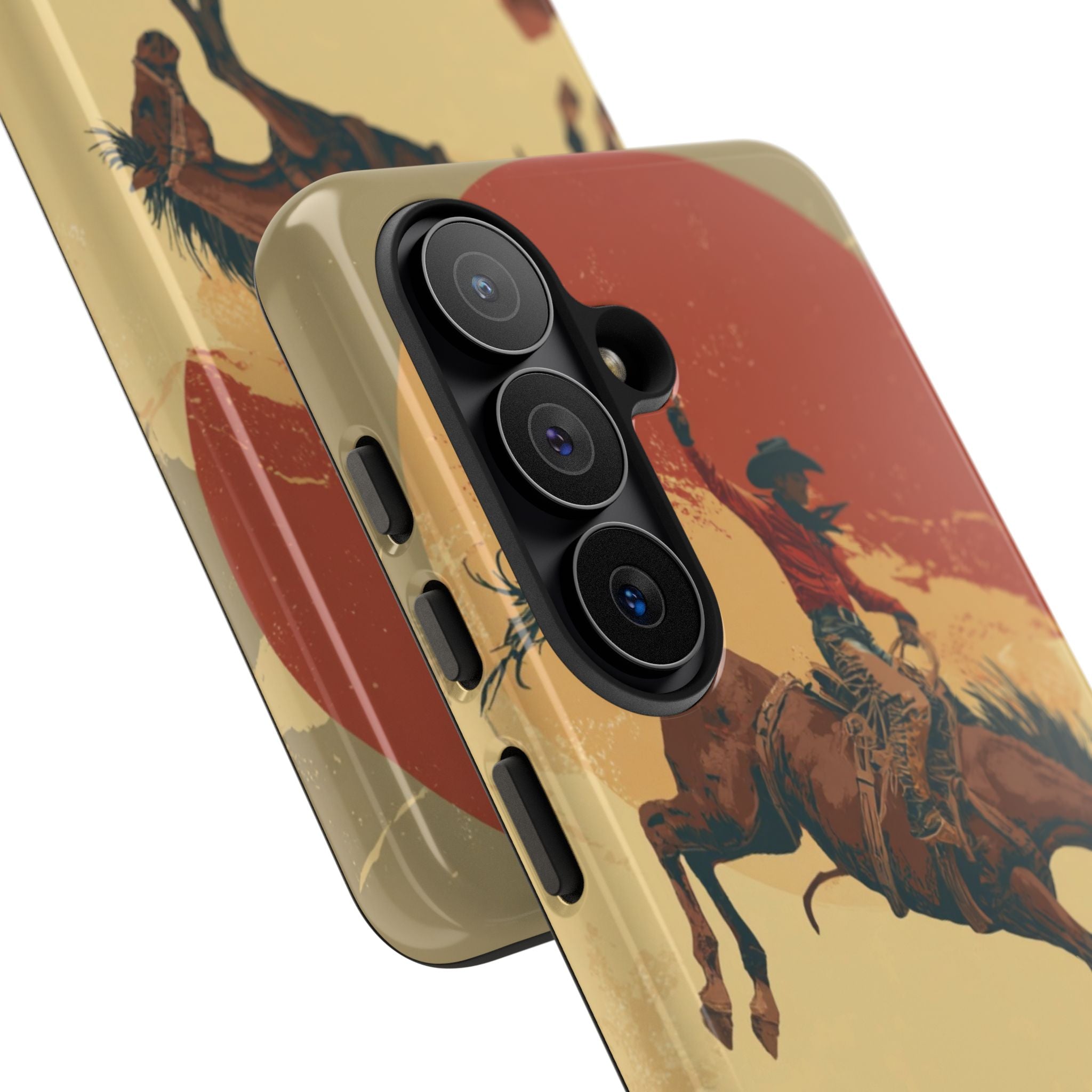 Cowboy Phone Case - Wild West Style, Tough Protection for Outdoor Lovers