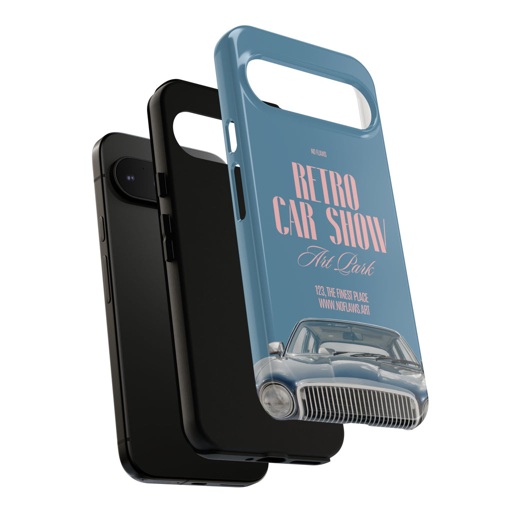 Retro Car Show Phone Case — Vintage Classic Auto Design