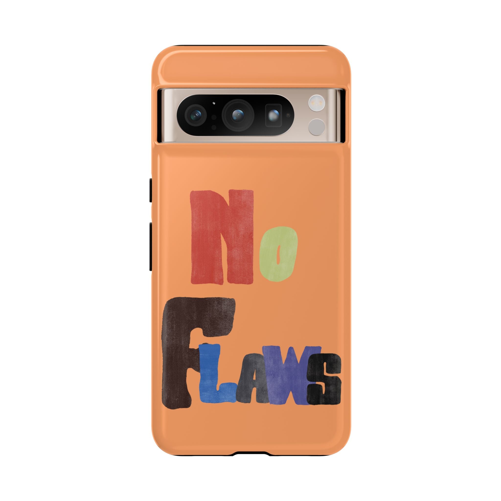"No Flaws" Retro Hand-Lettered Protective Cover