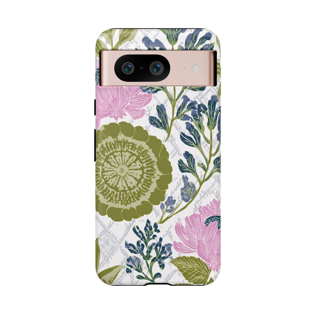 Floral Phone Case, Tough Cases with Elegant Design, Stylish Phone Accessories