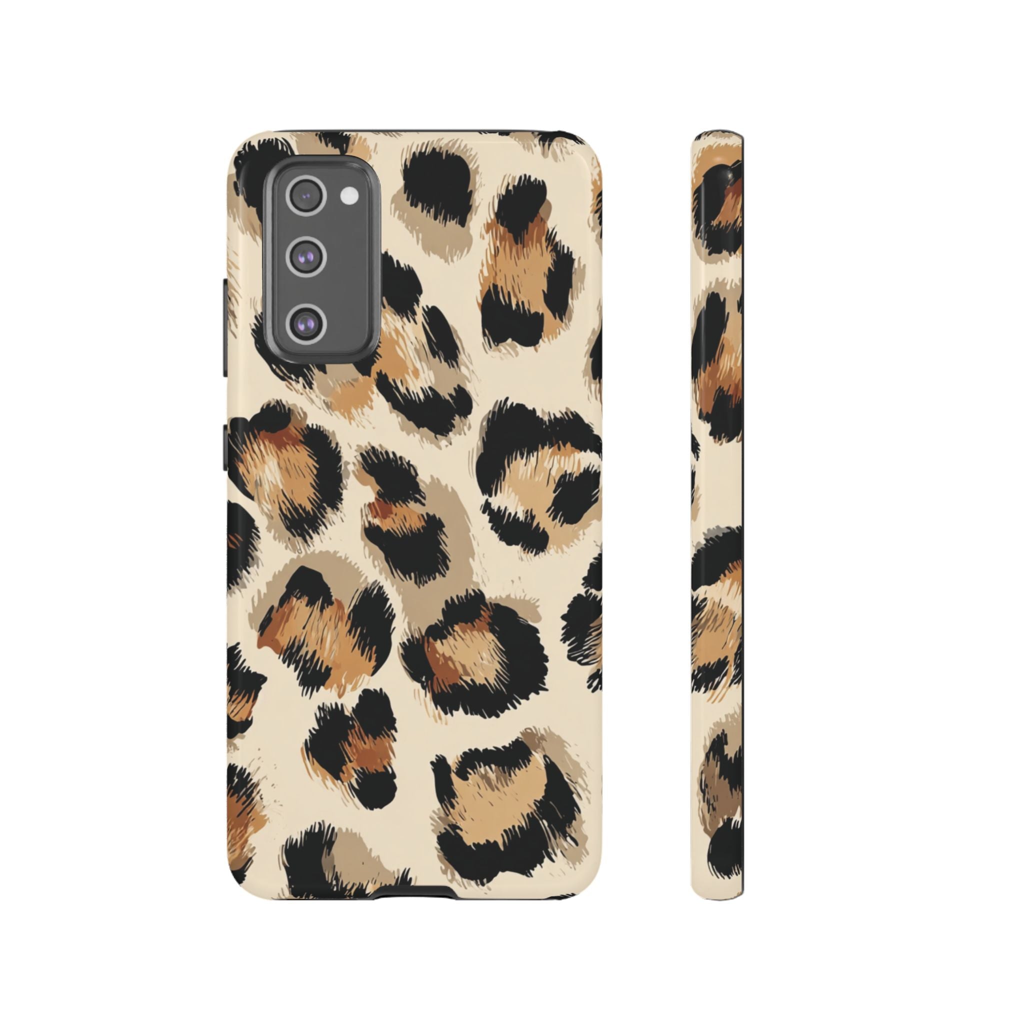 Stylish Leopard Print Phone Case, Animal Print, Tough Case, Gift for Her