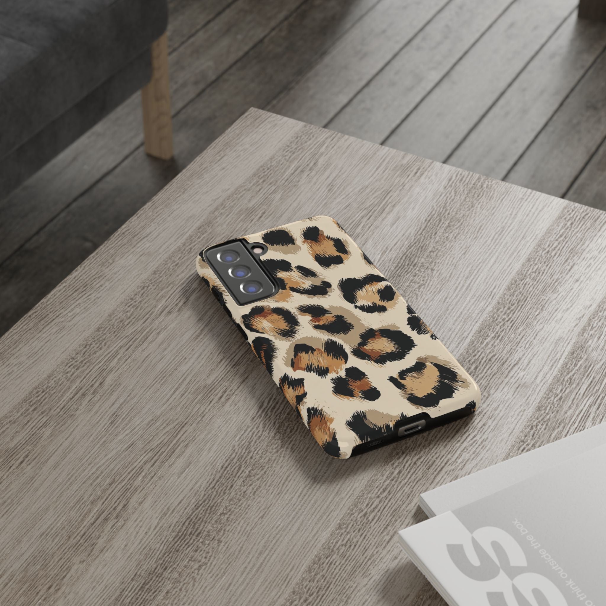 Stylish Leopard Print Phone Case, Animal Print, Tough Case, Gift for Her