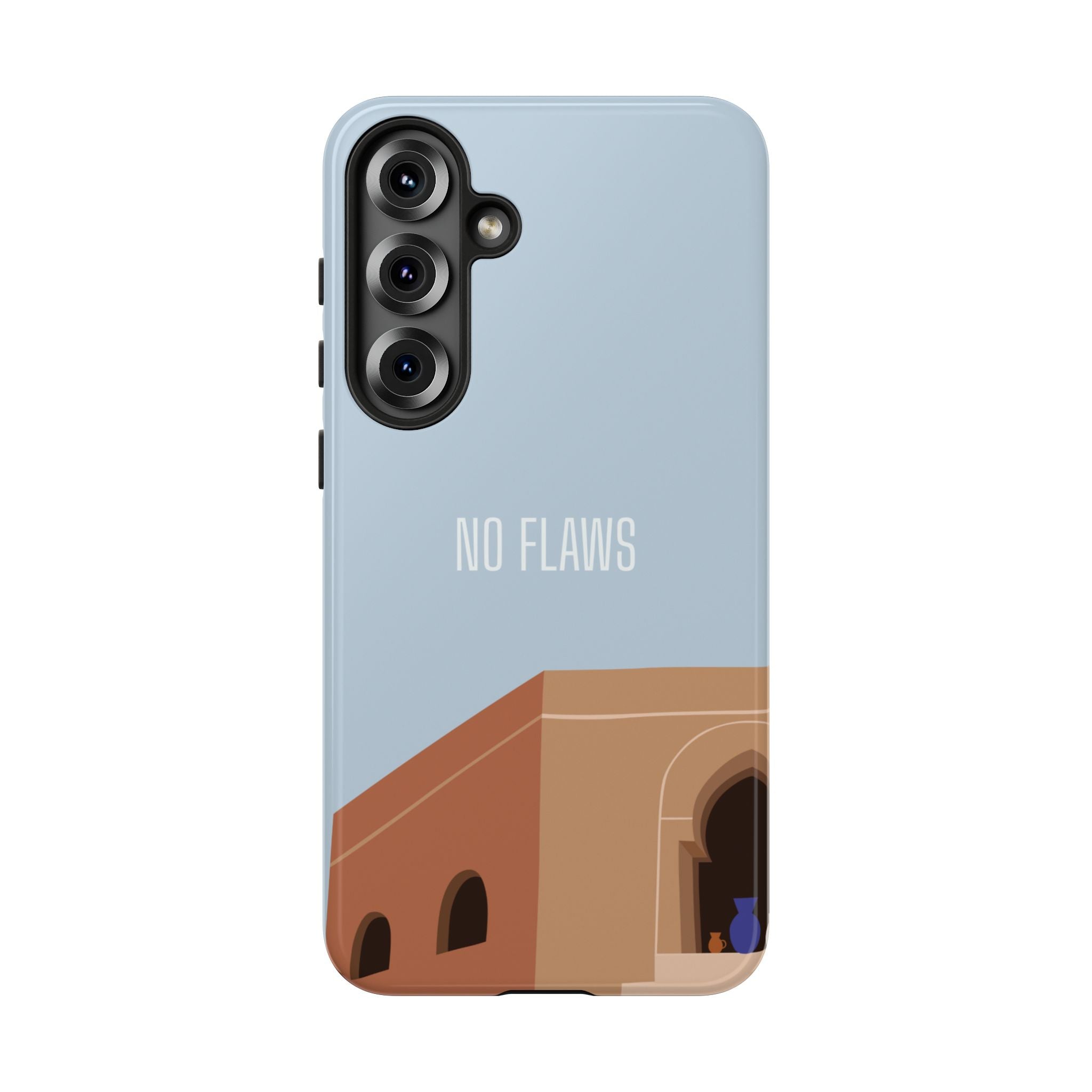 Minimal Desert Illustration “No Flaws” Protective Tough Case