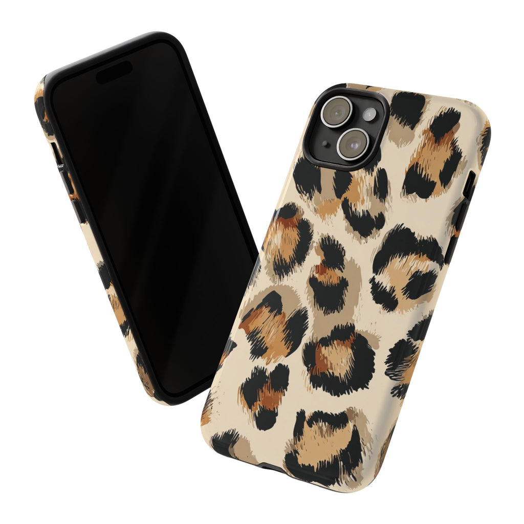 Stylish Leopard Print Phone Case, Animal Print, Tough Case, Gift for Her