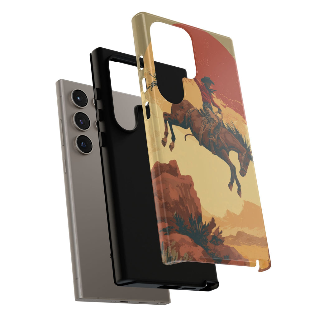 Cowboy Phone Case - Wild West Style, Tough Protection for Outdoor Lovers