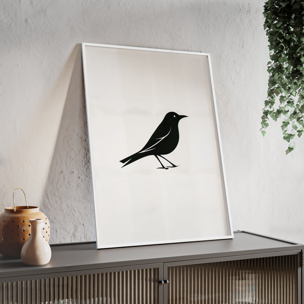The Oriole Principle: A Study in Minimal Form – Framed Poster