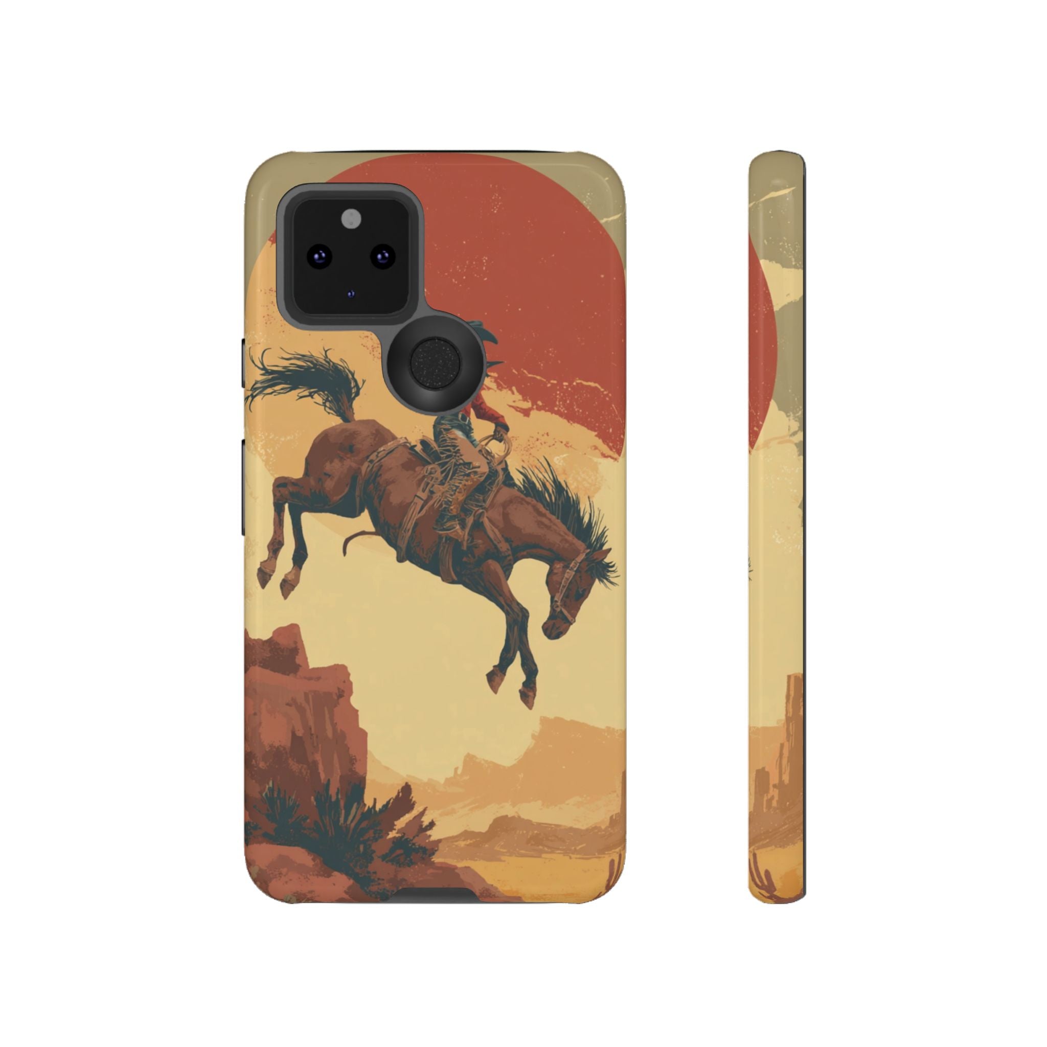 Cowboy Phone Case - Wild West Style, Tough Protection for Outdoor Lovers