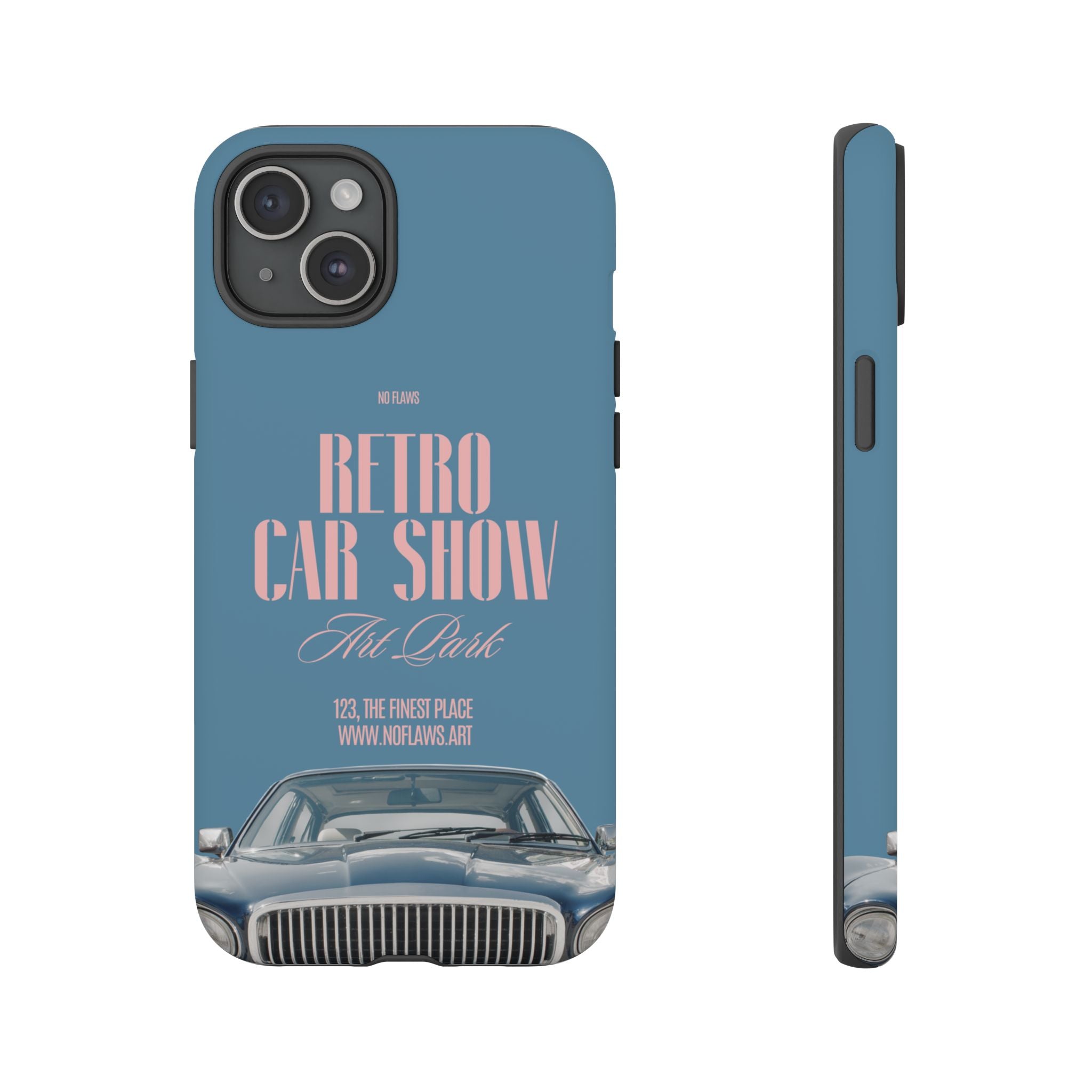 Retro Car Show Phone Case — Vintage Classic Auto Design