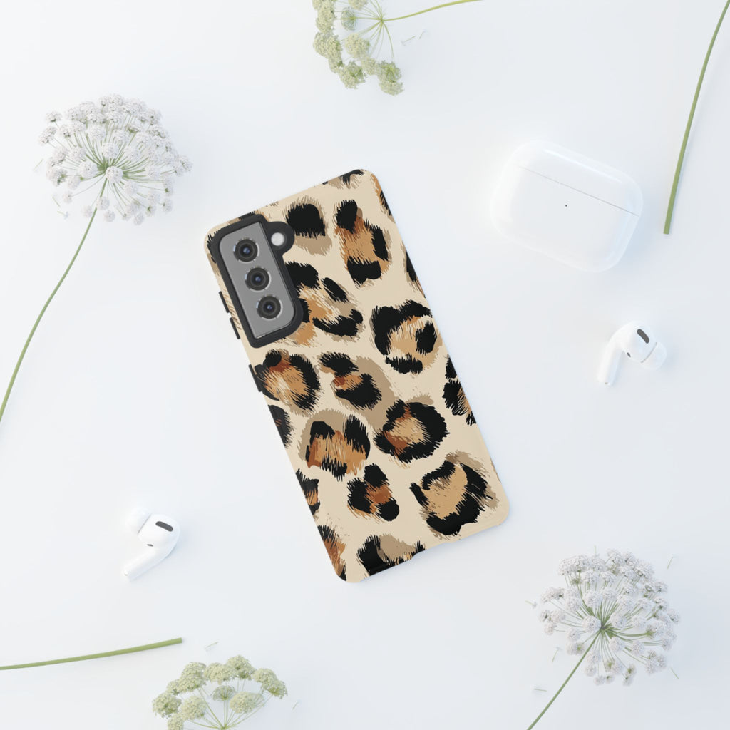 Stylish Leopard Print Phone Case, Animal Print, Tough Case, Gift for Her