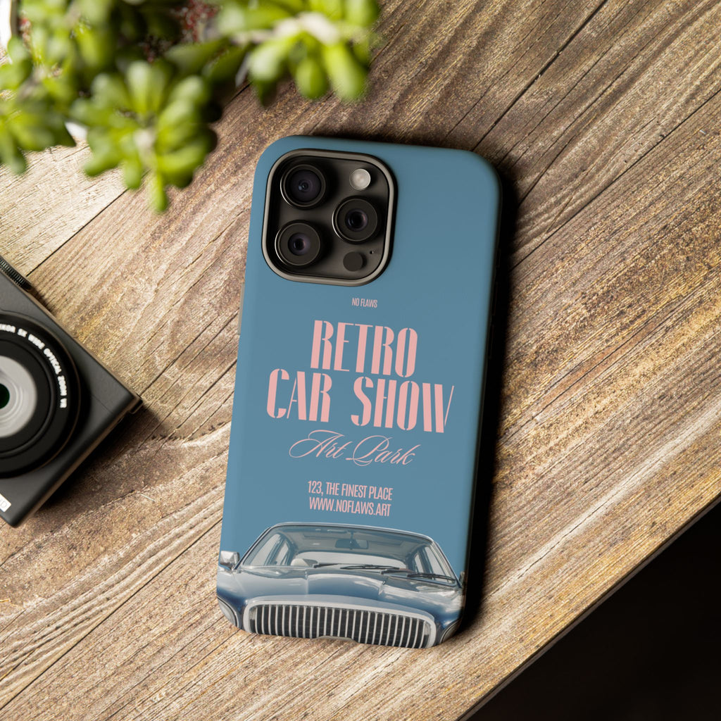 Retro Car Show Phone Case — Vintage Classic Auto Design