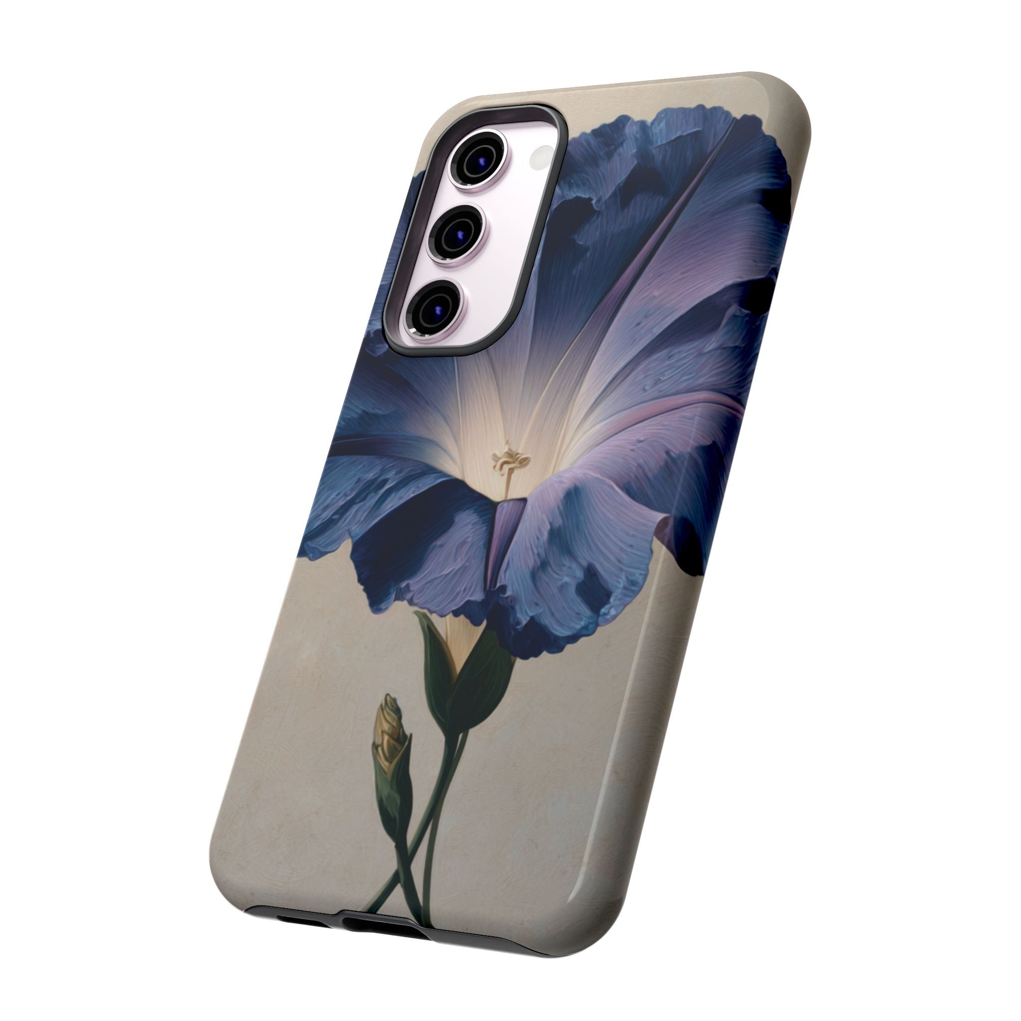 Floral Phone Case, Tough Cases with Purple Flower Design, Phone Accessories