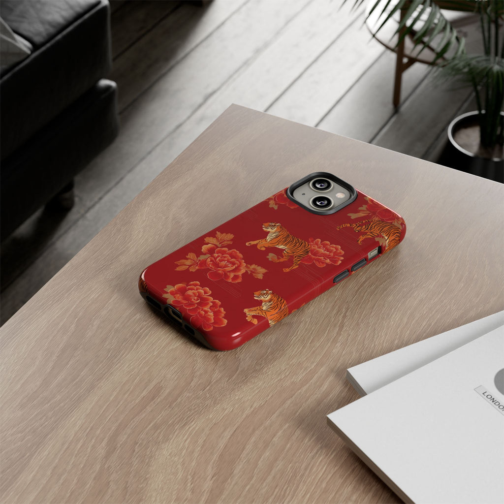Bold Tiger Phone Case, Wild Animal Lover Gift, Stylish Phone Cover