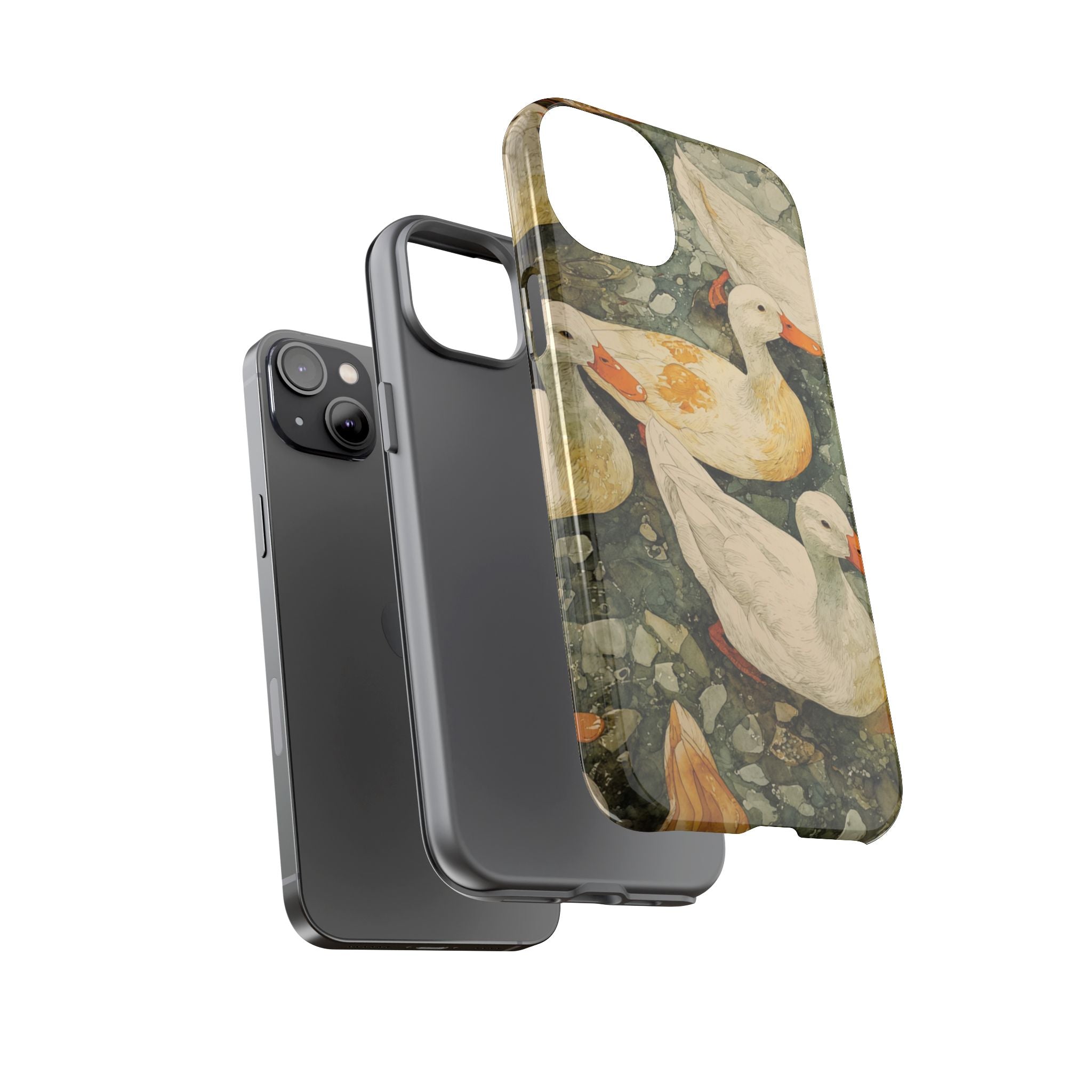Duck-Themed Phone Case, Quirky Phone Cover, Nature Lover Gift