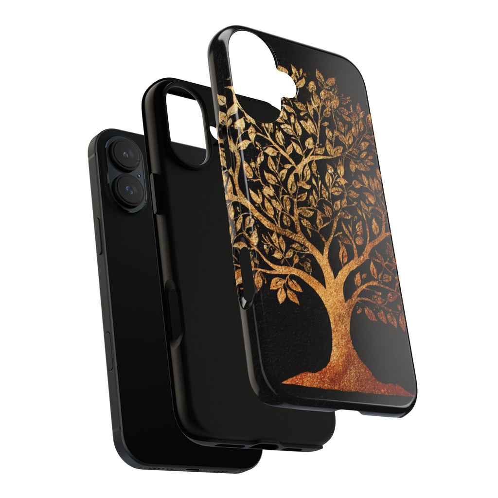 Golden Tree Phone Case, Tough Cases, Nature Lover Gift