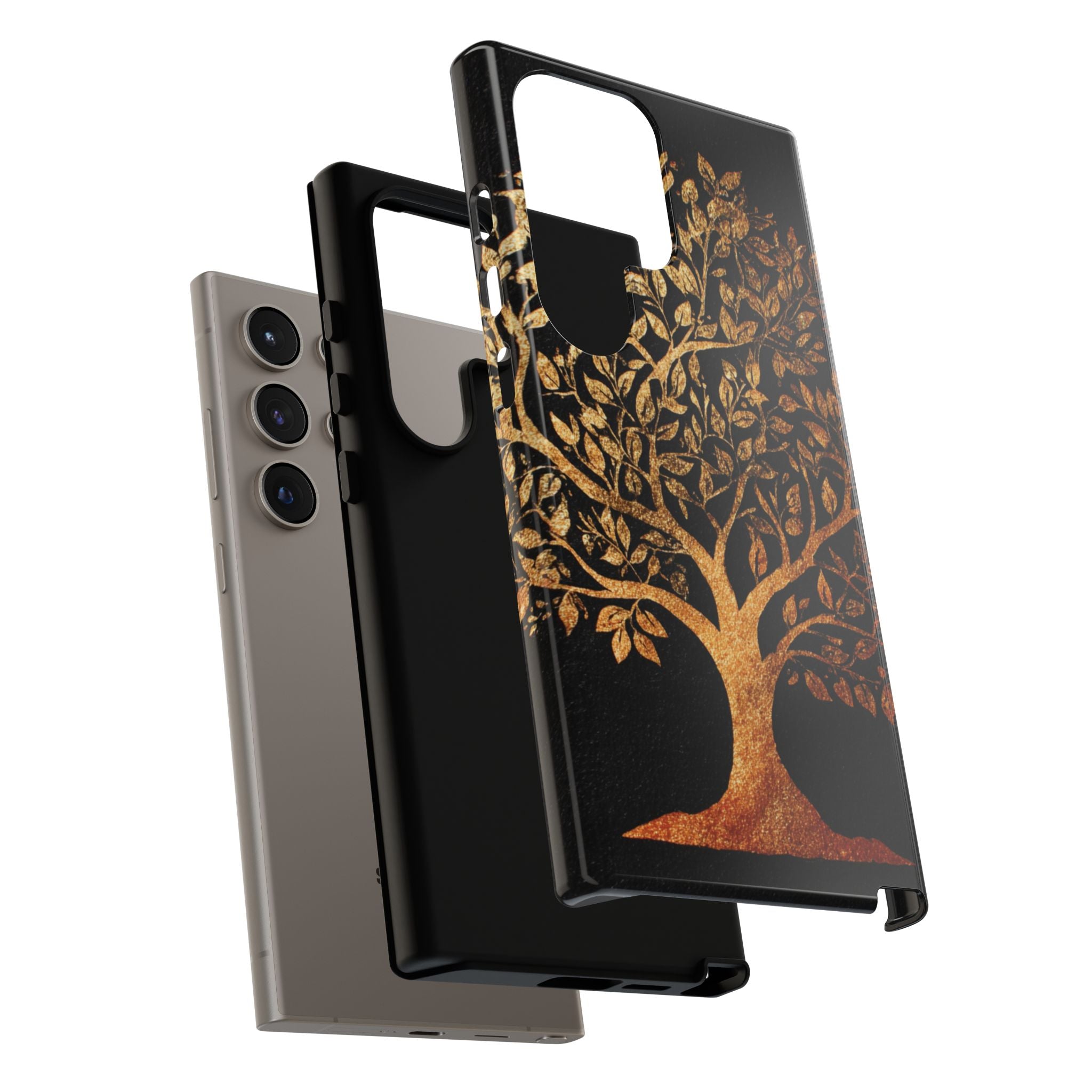 Golden Tree Phone Case, Tough Cases, Nature Lover Gift
