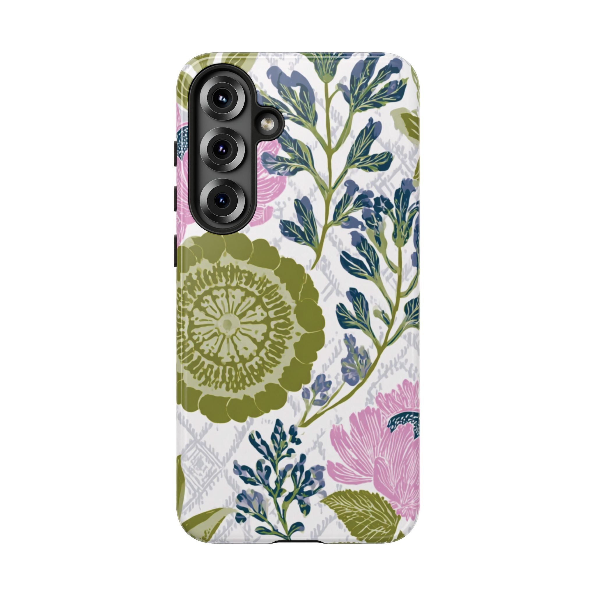 Floral Phone Case, Tough Cases with Elegant Design, Stylish Phone Accessories