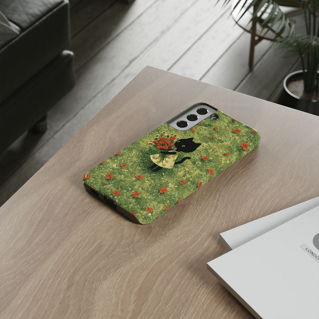 Cute Cat Tough Cases for Cat Lovers, Gifts for Her, Pet Owner Accessories