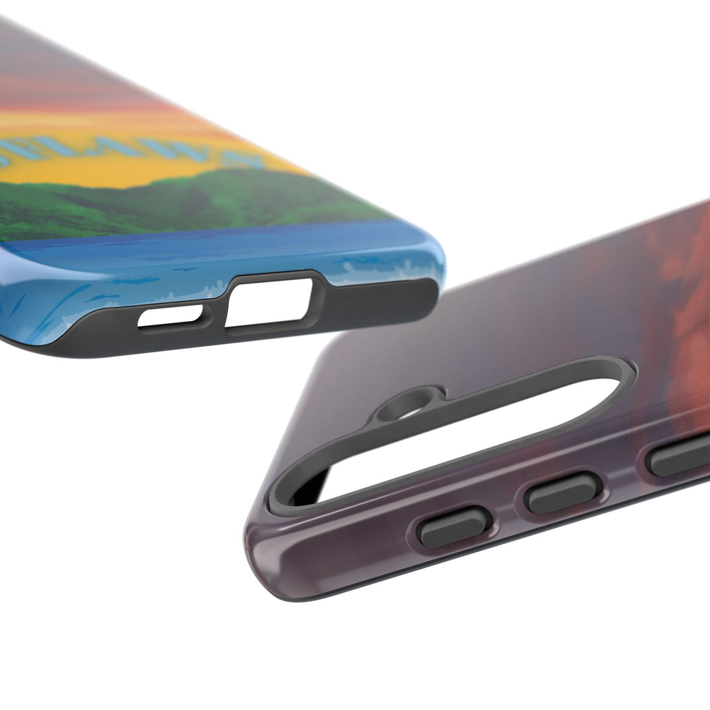 Sunset 'No Flaws' Tough Phone Case — Tropical Beach Protective Cover