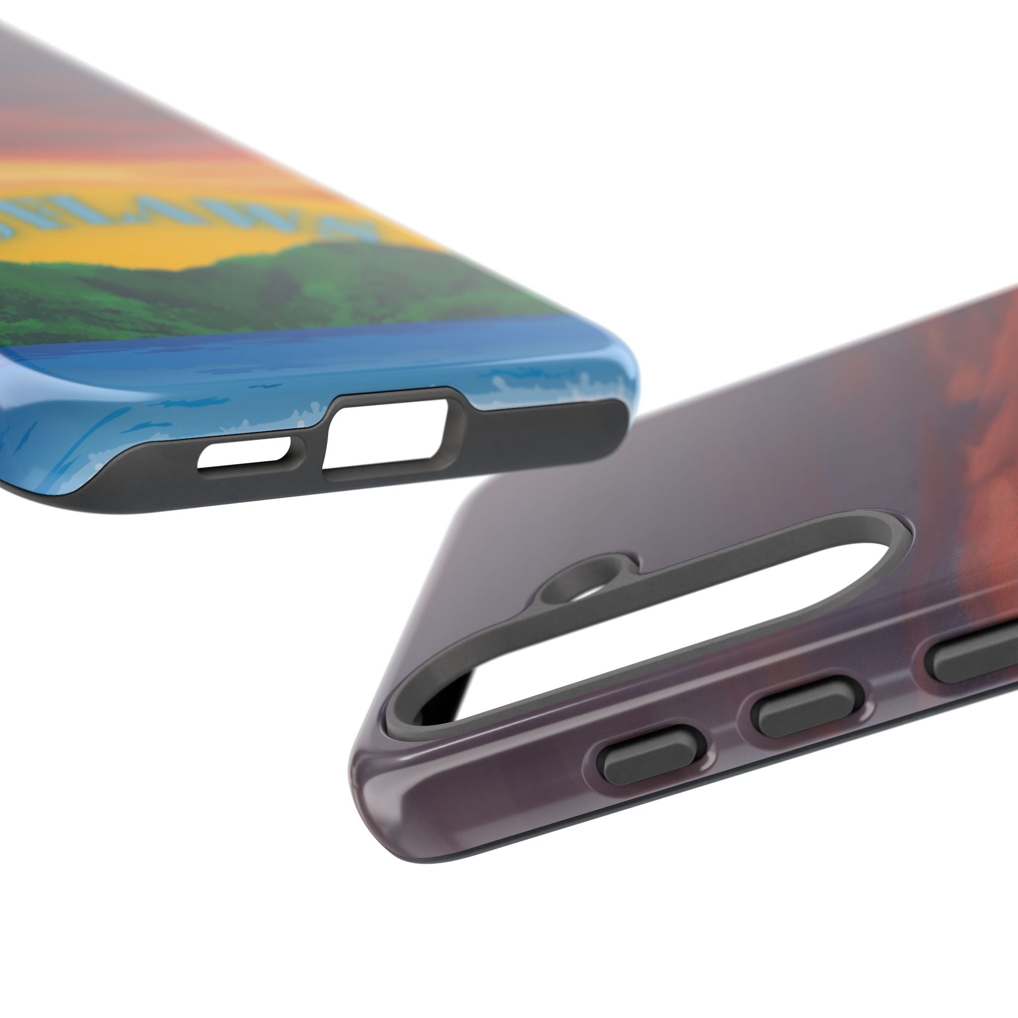 Sunset 'No Flaws' Tough Phone Case — Tropical Beach Protective Cover