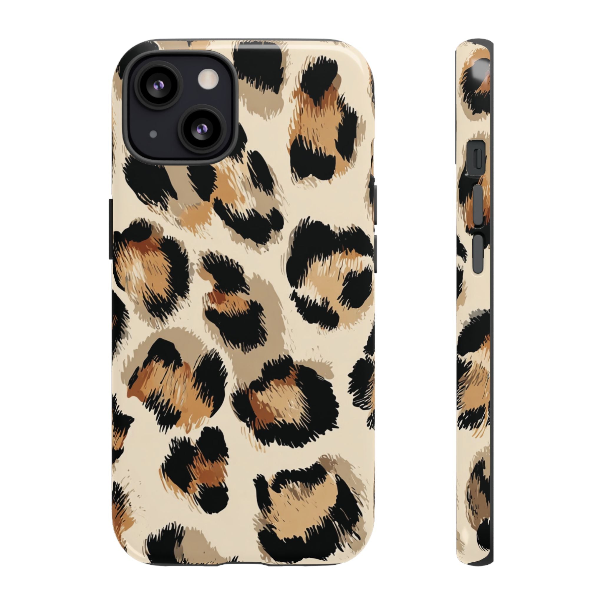 Stylish Leopard Print Phone Case, Animal Print, Tough Case, Gift for Her