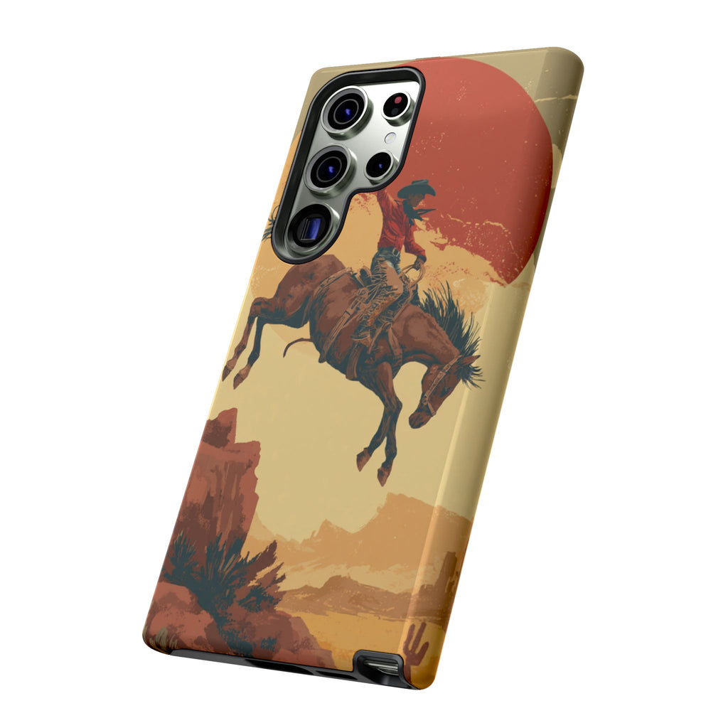 Cowboy Phone Case - Wild West Style, Tough Protection for Outdoor Lovers