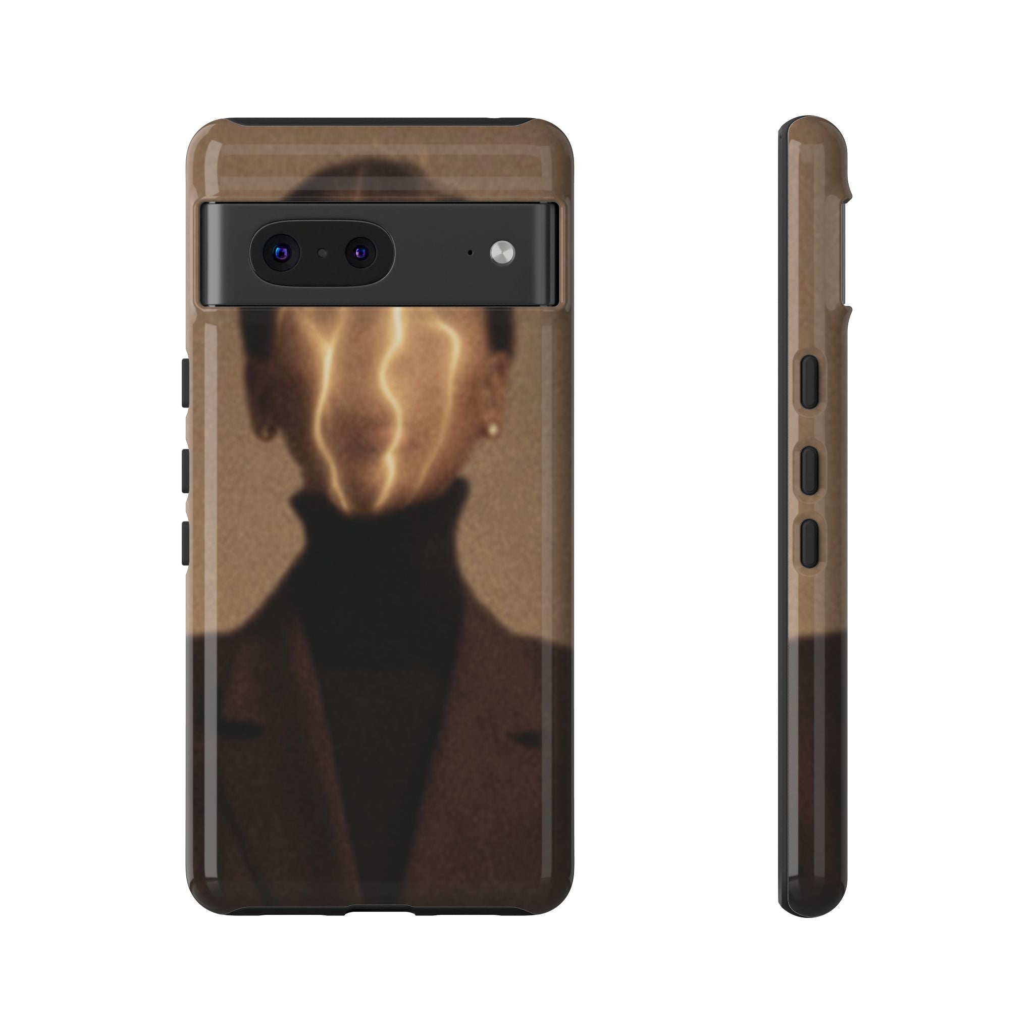 Stylish Phone Case with Artistic Design, Fashion Tech Accessory, Tough Cases