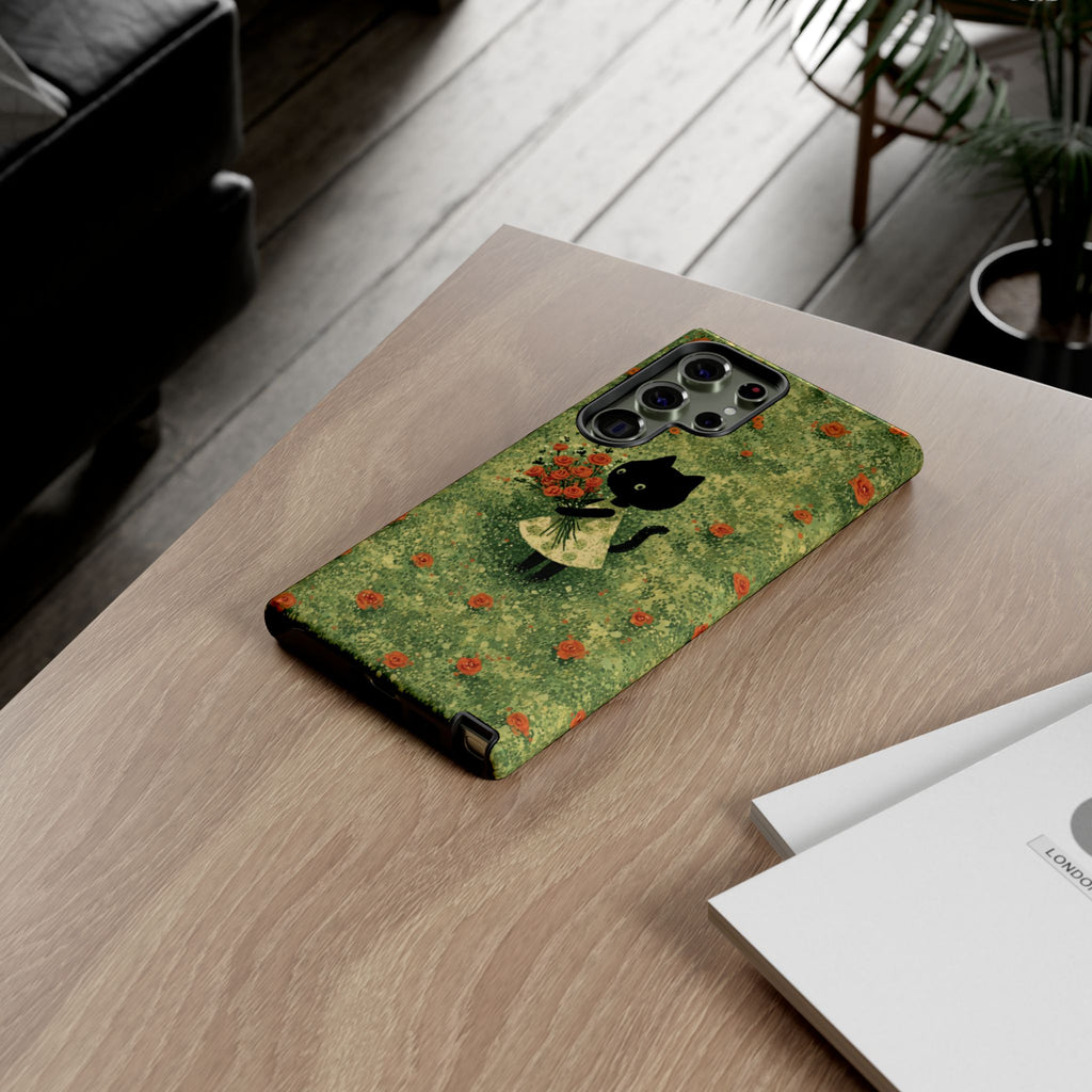 Cute Cat Tough Cases for Cat Lovers, Gifts for Her, Pet Owner Accessories