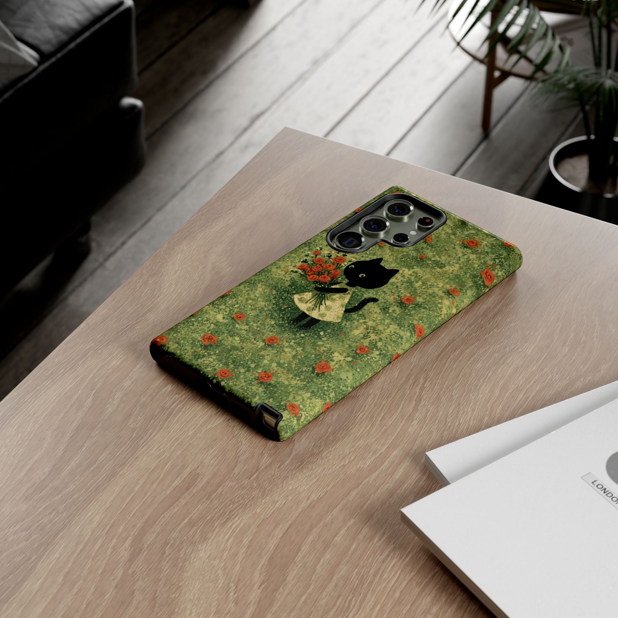 Cute Cat Tough Cases for Cat Lovers, Gifts for Her, Pet Owner Accessories