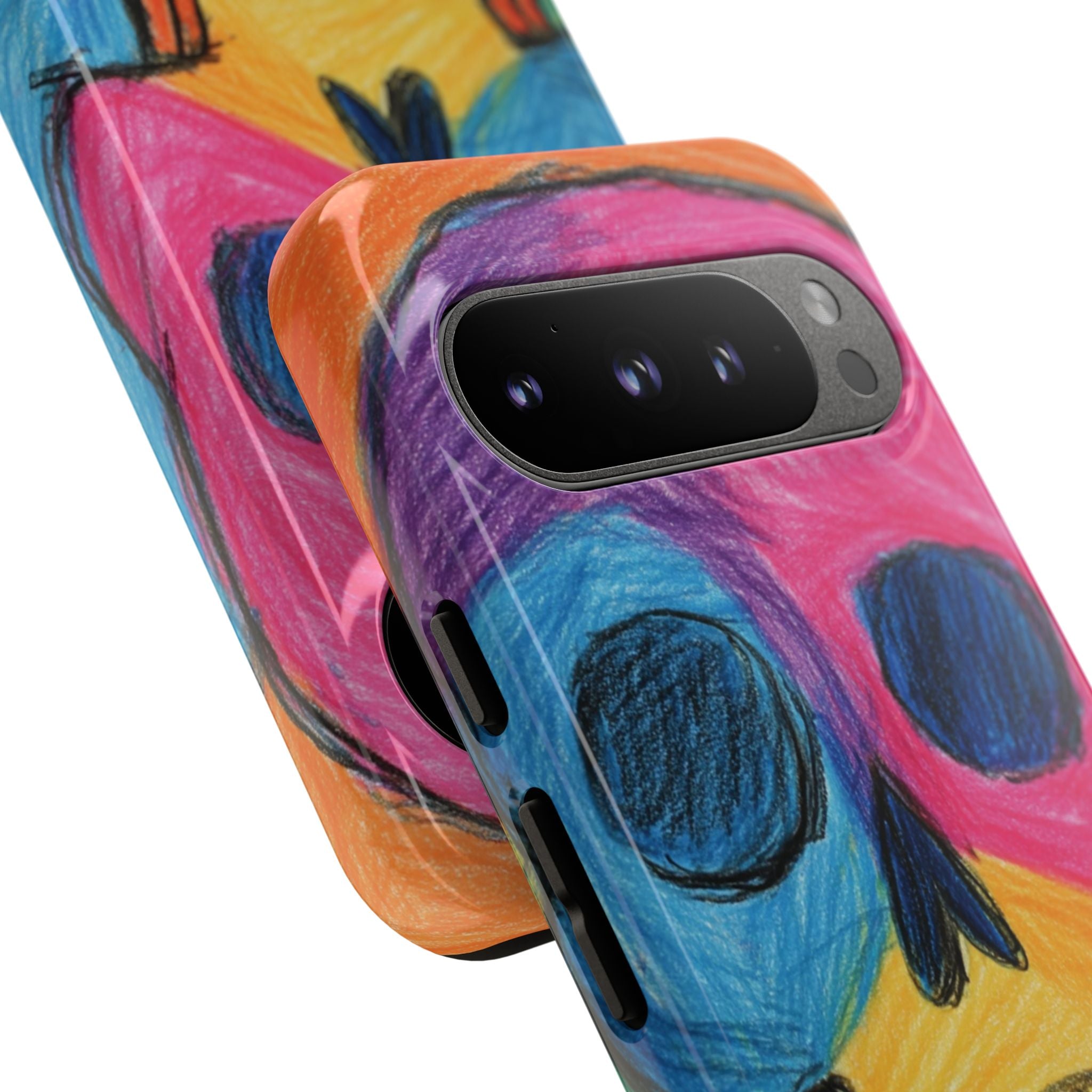 Vibrant Skull Phone Case | Tough Cases, Colorful Design, Unique Art Phone Cover