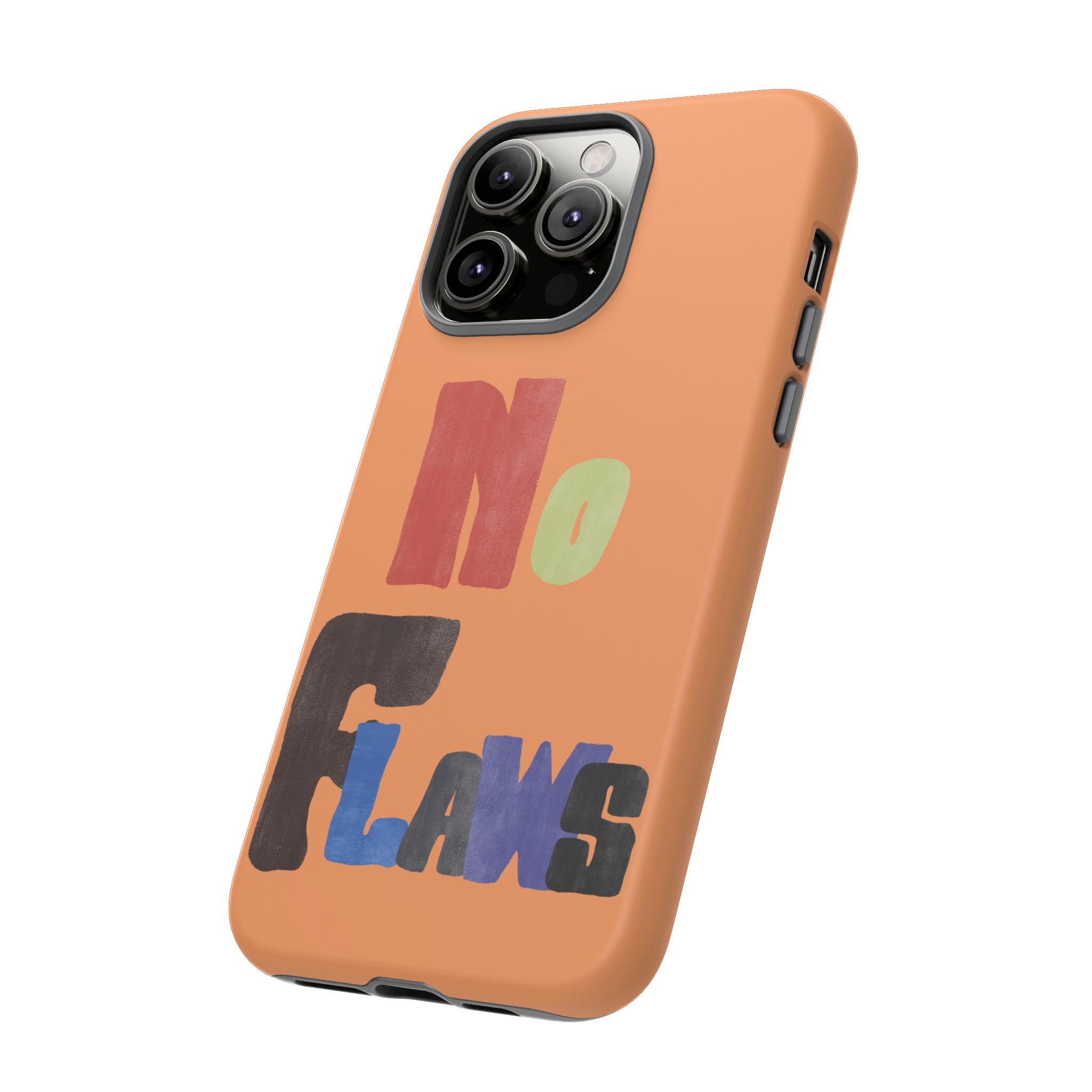 "No Flaws" Retro Hand-Lettered Protective Cover
