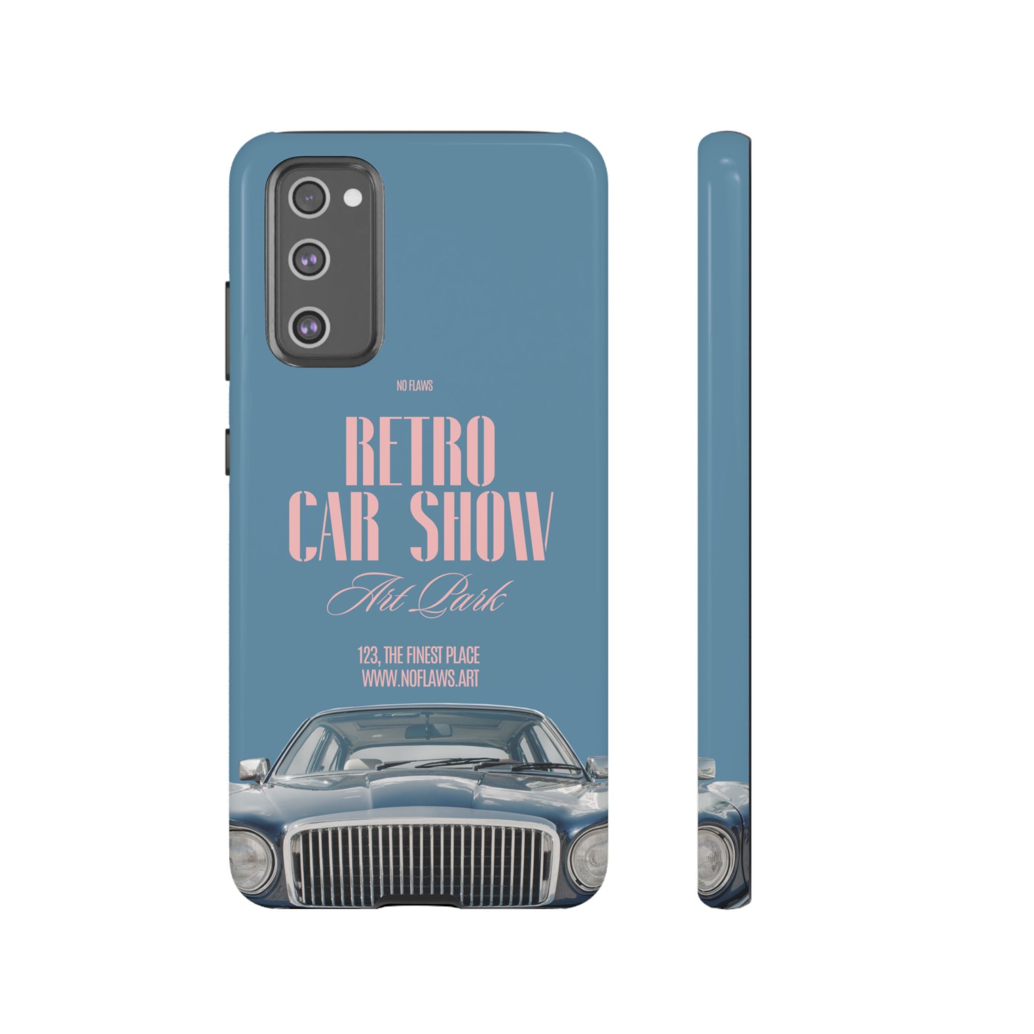Retro Car Show Phone Case — Vintage Classic Auto Design