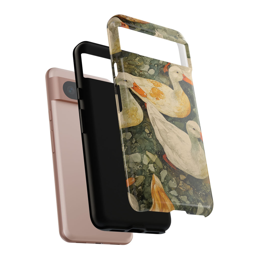 Duck-Themed Phone Case, Quirky Phone Cover, Nature Lover Gift