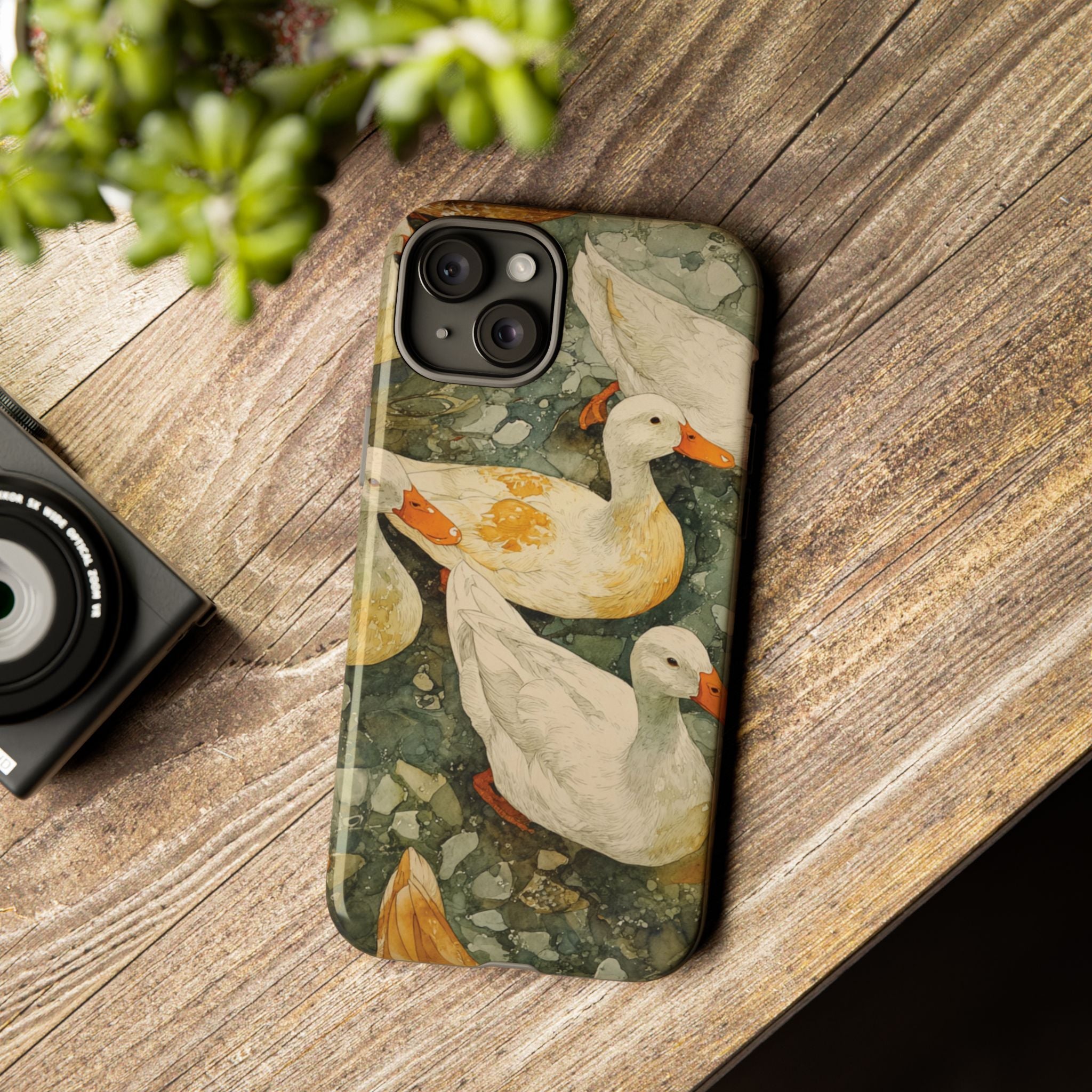Duck-Themed Phone Case, Quirky Phone Cover, Nature Lover Gift