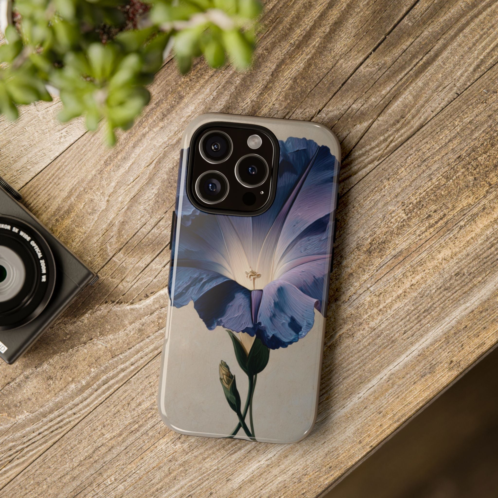 Floral Phone Case, Tough Cases with Purple Flower Design, Phone Accessories