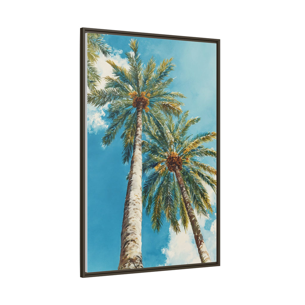 Palm Tree Sky Matte Canvas Print