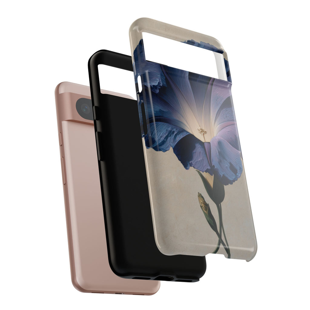 Floral Phone Case, Tough Cases with Purple Flower Design, Phone Accessories
