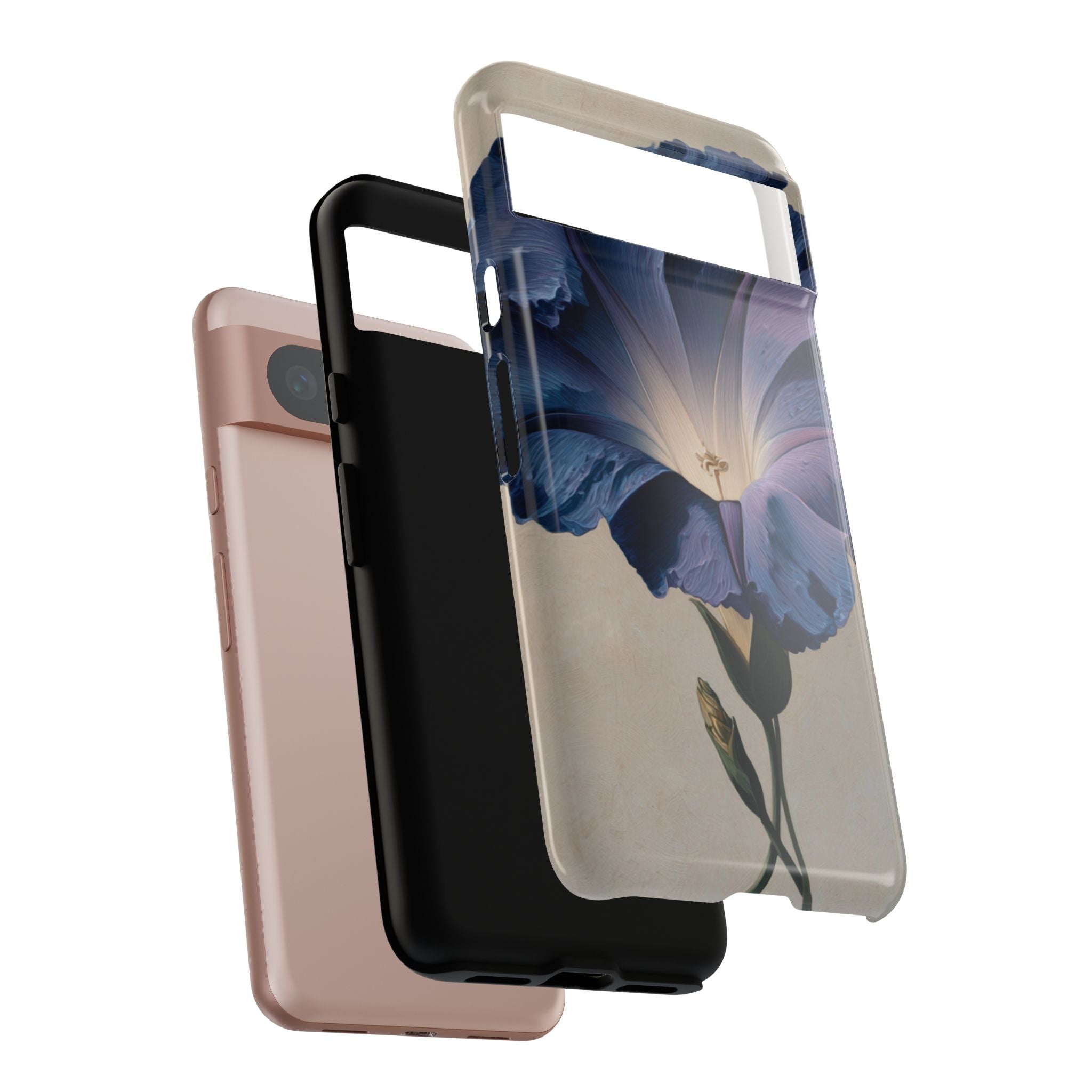 Floral Phone Case, Tough Cases with Purple Flower Design, Phone Accessories