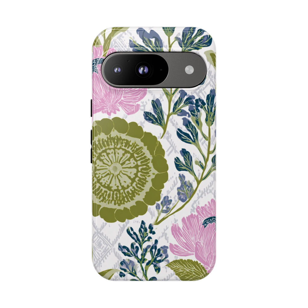Floral Phone Case, Tough Cases with Elegant Design, Stylish Phone Accessories