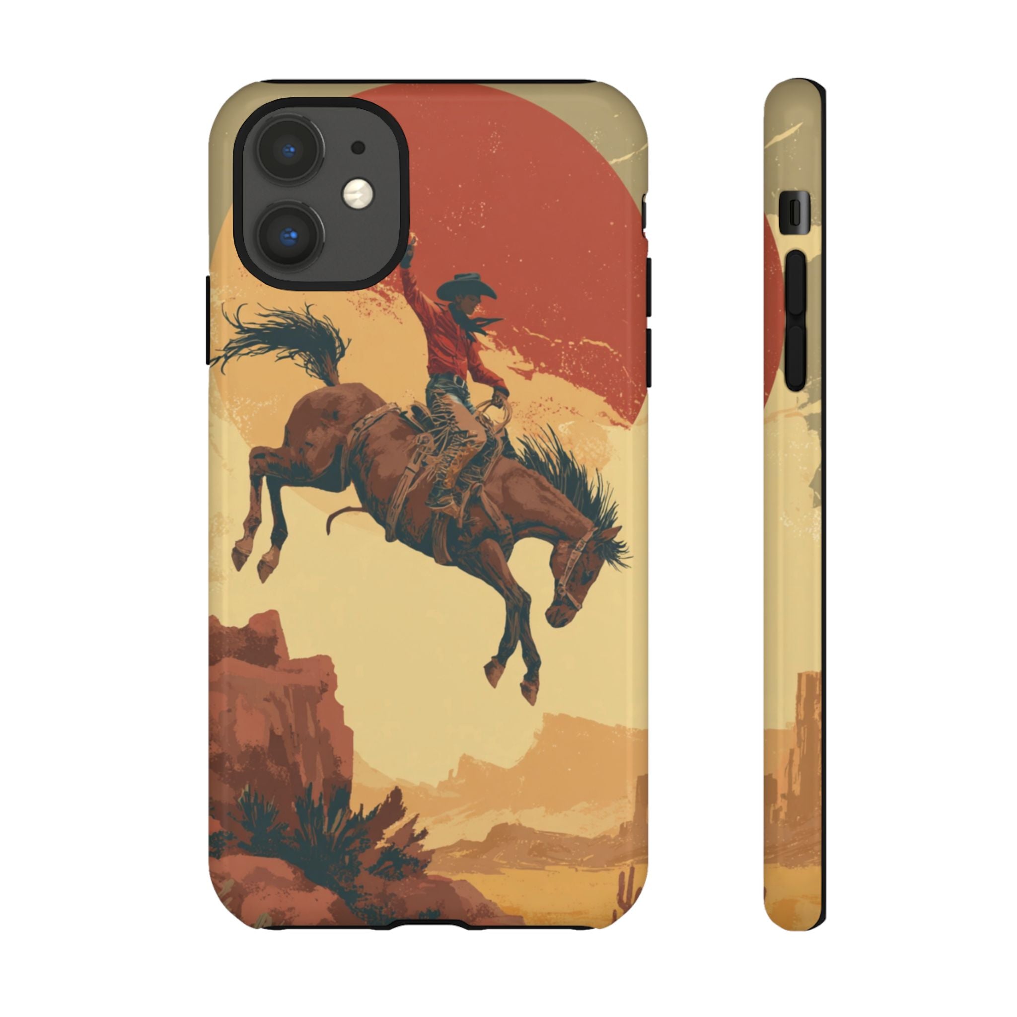Cowboy Phone Case - Wild West Style, Tough Protection for Outdoor Lovers